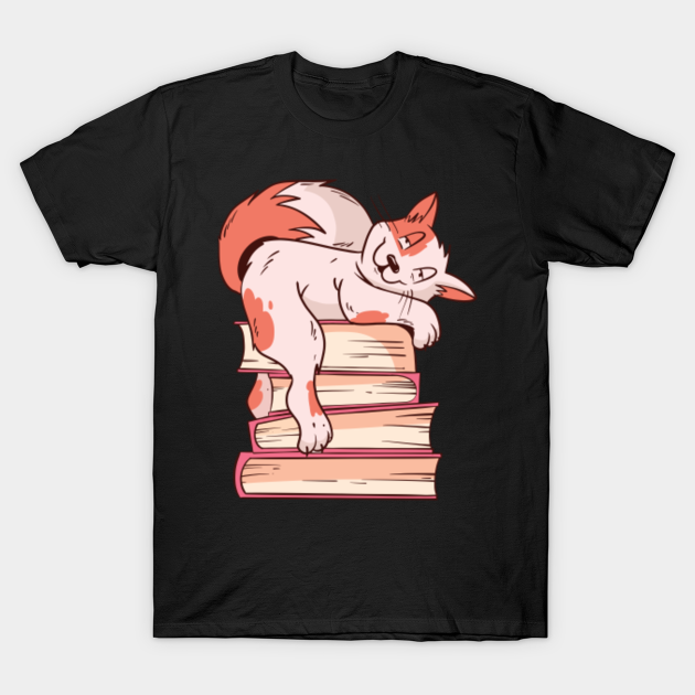 Cats and Books Gift Ideas Cats And Books TShirt TeePublic